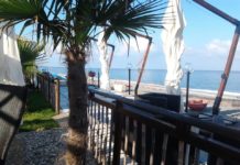 Diamante (Cs) in fiamme noto stabilimento balneare