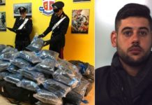 Arrestato 28enne con 120 chili di Marijuana