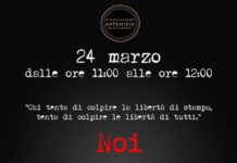 “Noi non abbiamo paura” a Paola un sit-in per il giornalista Guido Scarpino