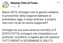Paola, “Marzo 2019 ecco il mare, nulla è stato mai fatto”