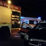 carabinieri vigili del fuoco ambulanza notte-2-4-2
