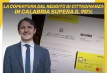 LA COPERTURA DEL REDDITO DI CITTADINANZA IN CALABRIA SUPERA IL 90%
