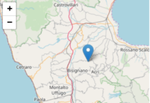 Terremoto magnitudo 2.5 epicentro in provincia di Cosenza