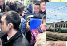 Treno Melito-Paola, persone costrette a viaggiare alzate, disagi e polemiche