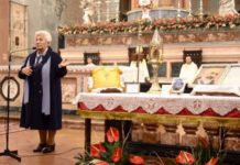Irene Gaeta (Figlia spirituale di padre Pio) in visita a Paola