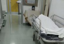 Paola, le bare dei defunti per i corridoi dell’Ospedale San Francesco