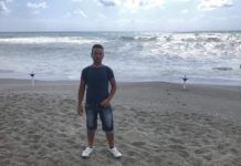 Paola, il coraggio di Aldo, si è tuffato nel mare per soccorrere il bagnante in balia delle onde