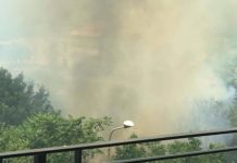 San Lucido, divampa incendio, evacuato un condominio, solo paura