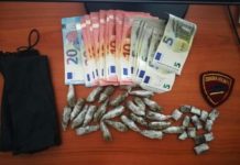 Cocaina, contanti e marijuana, scoperto market della droga a Scalea, arrestato pregiudicato