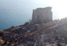 Cetraro,bruciano i boschi della zona Grotta di Rizzo