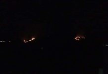 Paola, due incendi nelle montagne