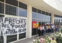 SANITA’. PRECARI DI CATANZARO PROTESTANO ALLA CITTADELLA