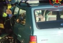 Statale 107, incidente mortale,anziano estratto dalle lamiere, muore in ospedale