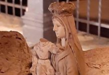 Decapitato Il Bambinello del Santuario della Madonna Del Castello