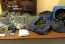 Operazione antidroga, 4 arresti, 27enne con 11 chili di Marijuana