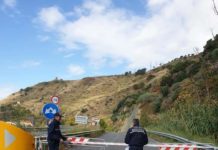 Amantea, causa maltempo chiuso sottopasso SS18 località Coreca