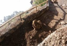 Nuova Frana sul Sentiero Naturalistico che porta all’ARCOMAGNO