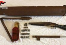 Trovate armi e munizioni in strada, strano caso nel reggino