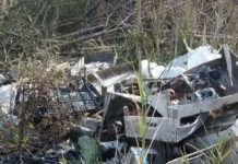 ALVEO FIUME LAO UNA VERGOGNOSA DISCARICA DI RIFIUTI