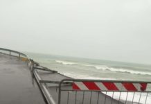 Amantea, primi danni del maltempo, strade chiuse dal sindaco, è emerganza