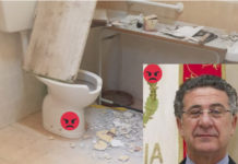 Fuscaldo, intonaco crollato all’ITIS, la minoranza attacca il sindaco “Minimizza”