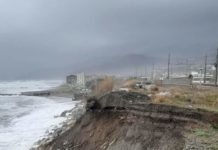 Fuscaldo, rete ferroviaria sempre più a rischio e zona Messinette devastata dal mare