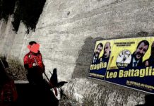 Fiumefreddo, fermati gli attacchini “Abusivi” Della Lega (Leo Battaglia)