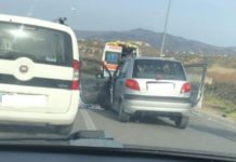 Incidente stradale a Rende