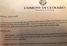 Cetraro, il comune respinge le accuse della ditta Ecologia Oggi