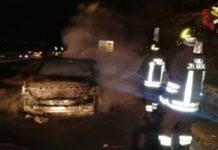 Paura sulle strade calabresi, auto in fiamme