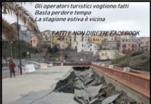 Diamante, il lungomare (Crollato) quando la messa in sicurezza?