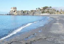 Praia a Mare, Spiaggia di Fiuzzi, Cementificazione della sabbia