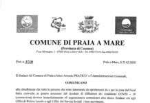 Praia a Mare, il sindaco “Chi parte e chi arriva (Dal nord) deve comunicarlo in comune”
