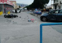 Amantea, incidente stradale -Foto-
