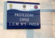 Paola, il centro operativo misto (COM) è operativo