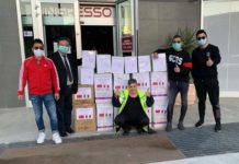 Cosenza, dagli imprenditori Cinesi guanti e camici in regalo