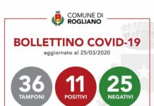 Rogliano (Cs) CORONAVIRUS, ecco la situazione