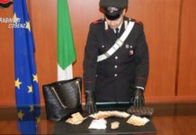 Arrestata ragazza cosentina, deteneva quasi 170 grammi di cocaina