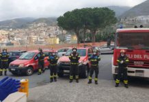 Paola, Vigili del Fuoco rendono omaggio al personale sanitario dell’ospedale -Video-