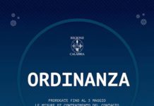 Coronavirus, in Calabria prorogate al 3 Maggio misure contenimento contagio