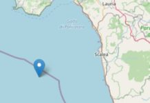 Scossa di Terremoto 3.0 nel mare Tirreno Meridionale