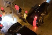 Amantea, incidente stradale in pieno centro