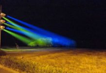 Rimossi i proiettori che illuminavano l’Isola di Dino