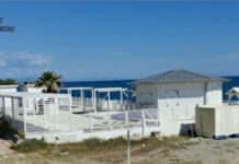 Sequestrato stabilimento balneare in Provincia di Cosenza