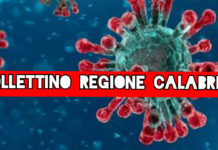 Coronavirus, il bollettino della Regione Calabria