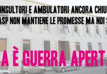 Poliambulatori e consultori chiusi “Dall’ASP solo chiacchiere”