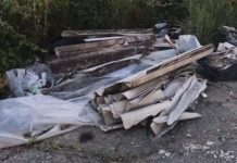 Grisolia, lastre di Eternit abbandonate