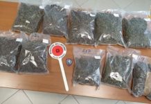 Polizia di Stato arresta 2 persone trovate in possesso di 5 Kg di Marijuana