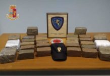 Nuovo arresto della Polizia: Viaggiava con oltre 19 kg di droga