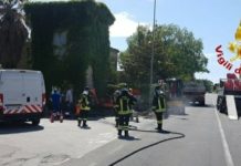 Rottura tubo del GAS, Paura sulla Statale 18